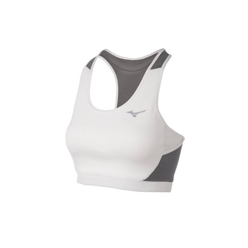 Sujetador Deportivo Mizuno Alpha Mesh Back Mujer Blancas/Gris Comprar BPMF-31805